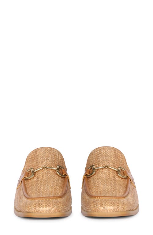 Saint G Women's Gold Izaara - Heeled Mule - Tan In Tan