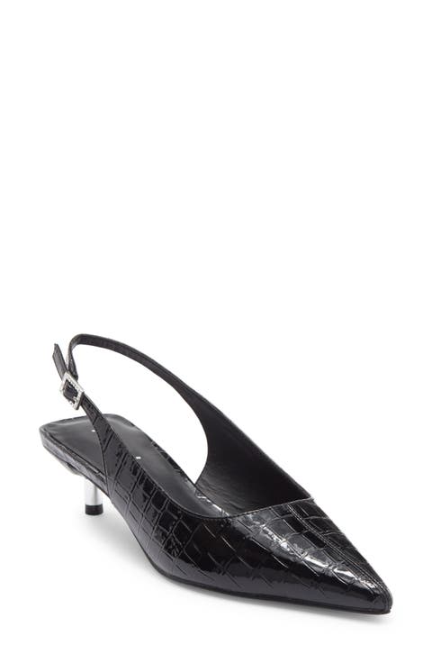 Lidia Slingback Kitten Heel Pump (Women)