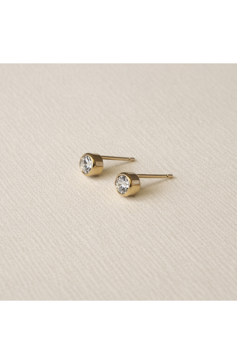 Sheena Marshall Jewelry Aster Bezel Studs, Alternate, color, 14K Gold Fill