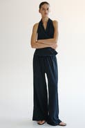 H&M Crinkled Drawstring Trousers