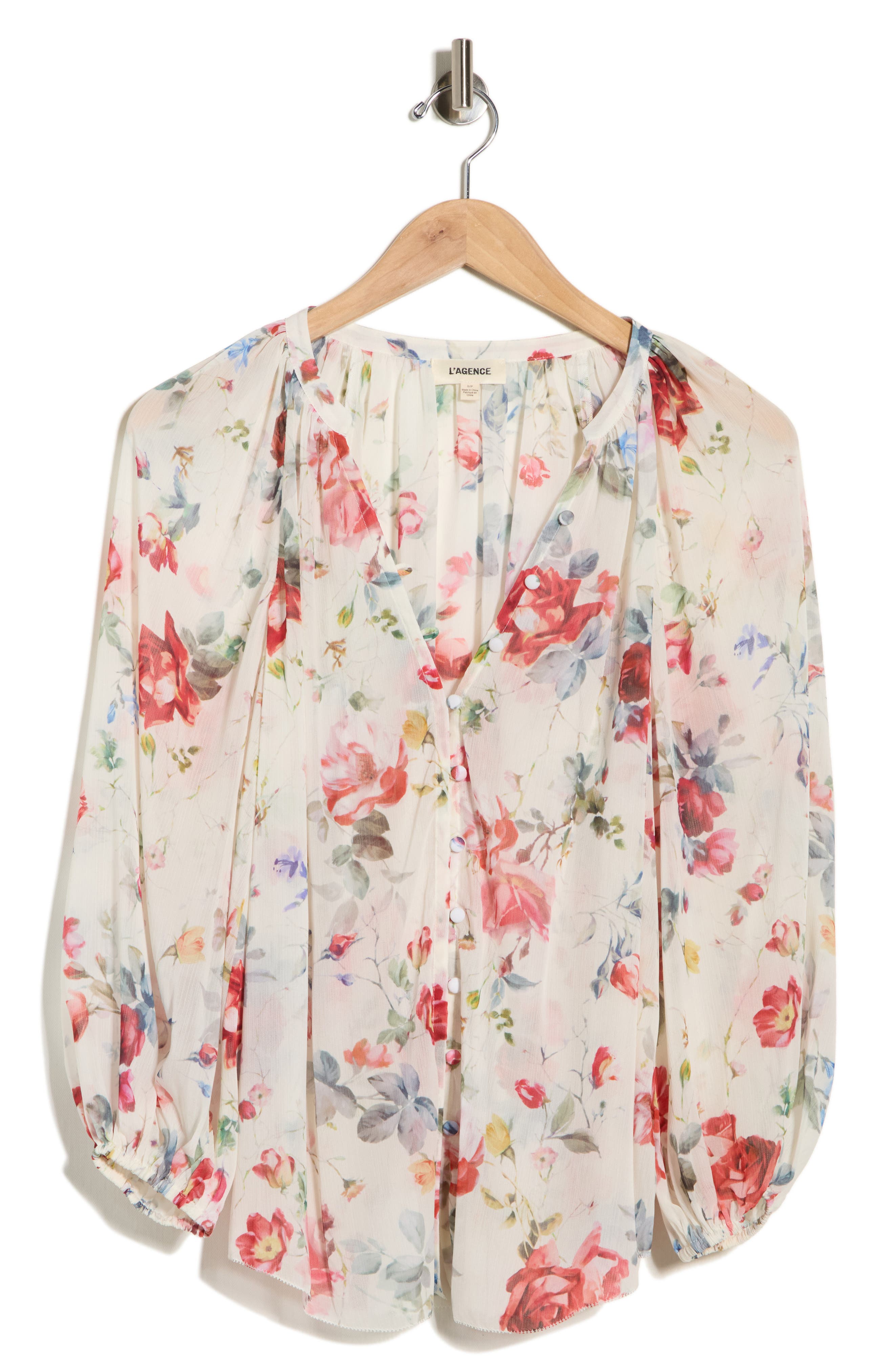 L'AGENCE Teagan Dolman Sleeve Top