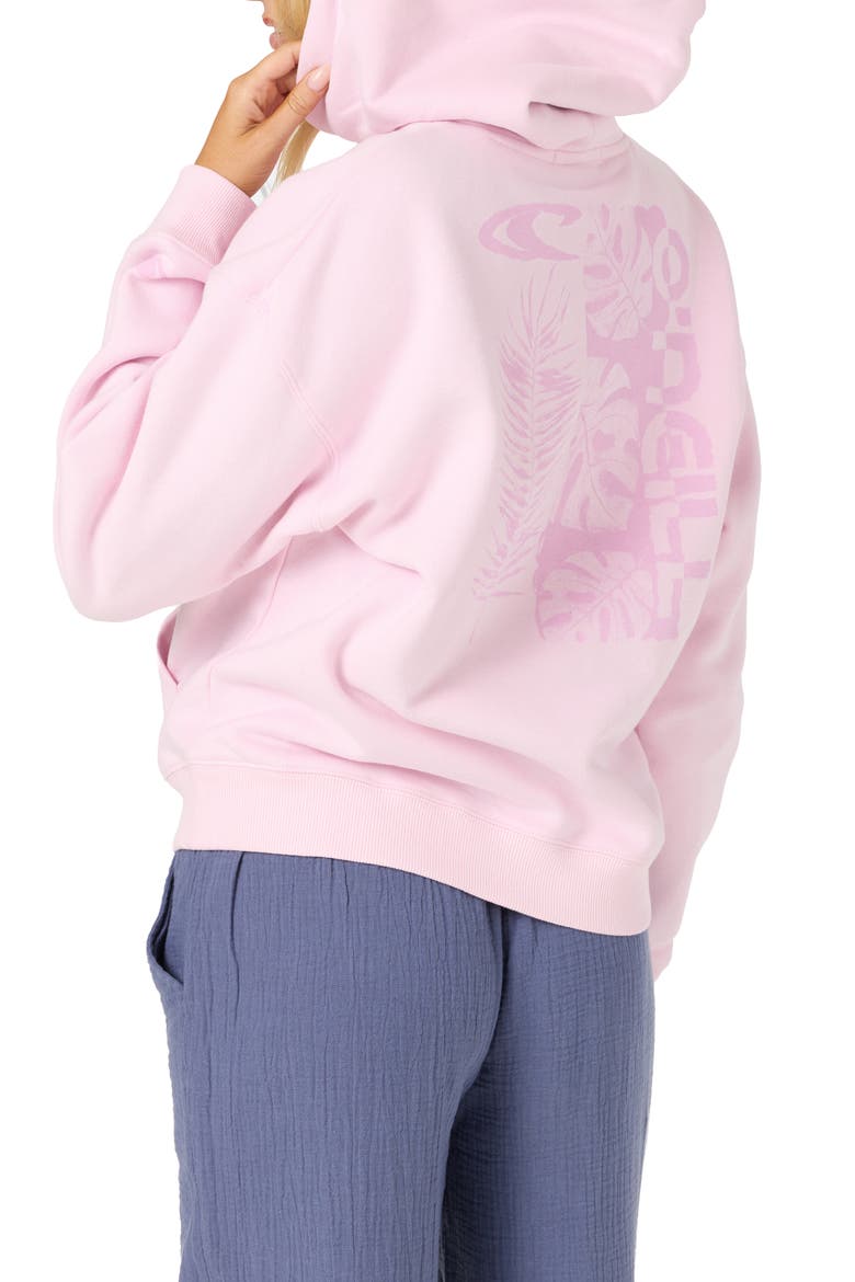 Botany Relaxed Graphic Hoodie, Alternate, color, PINK