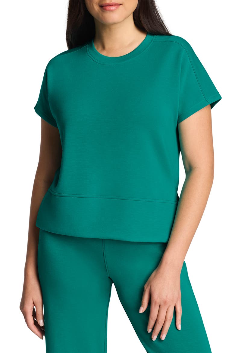 Air Essentials Crewneck T-Shirt, Main, color, JADE
