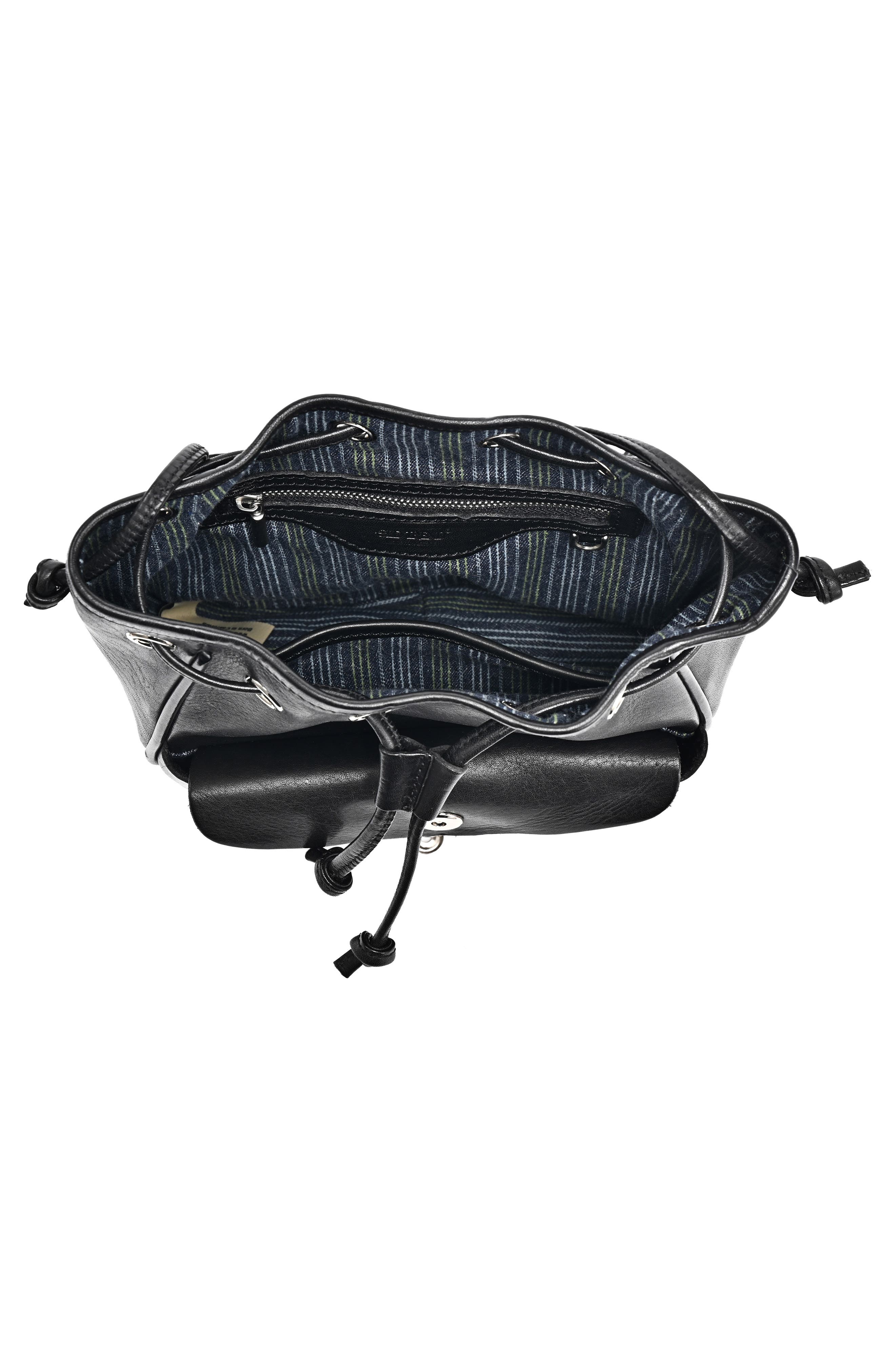 OLD TREND Snapper Crossbody Bucket Bag, Alternate, color, Black