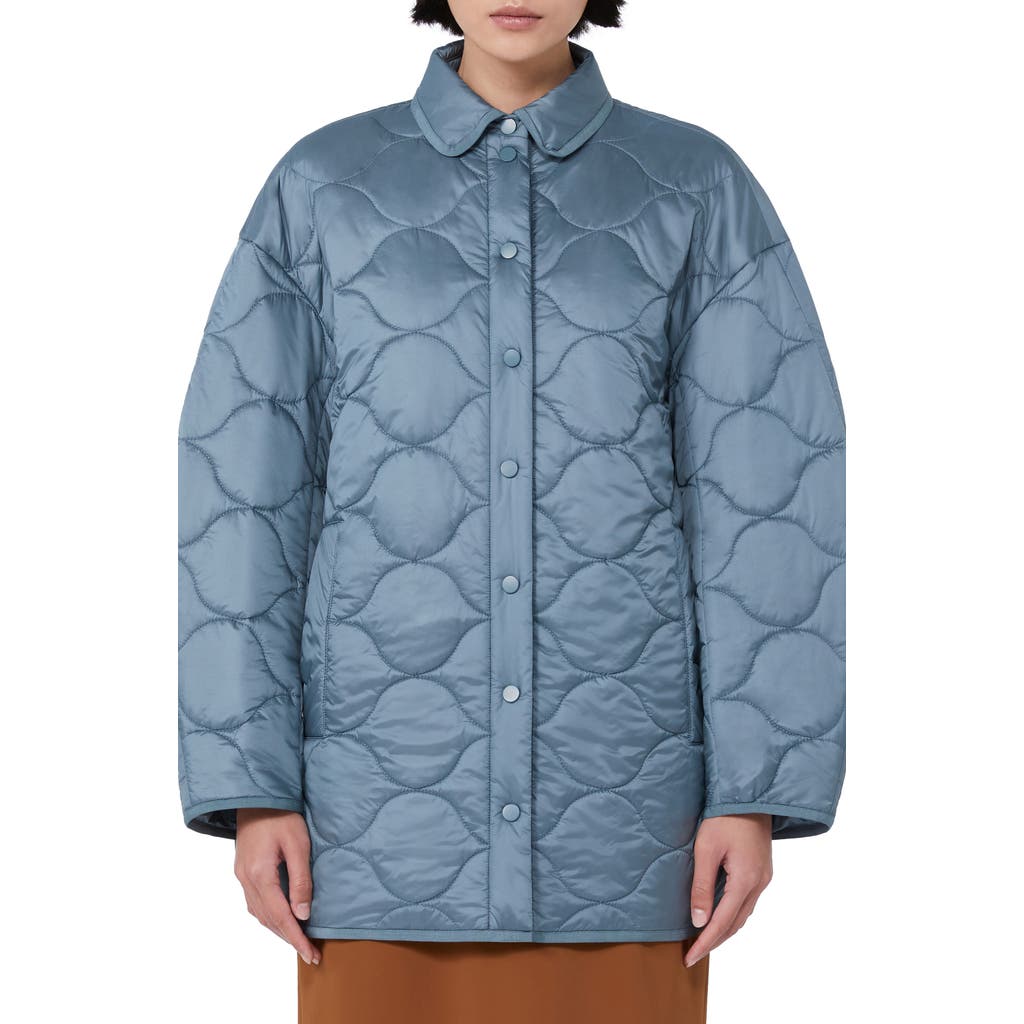 Weekend Max Mara Zante Quilted Jacket In Blue
