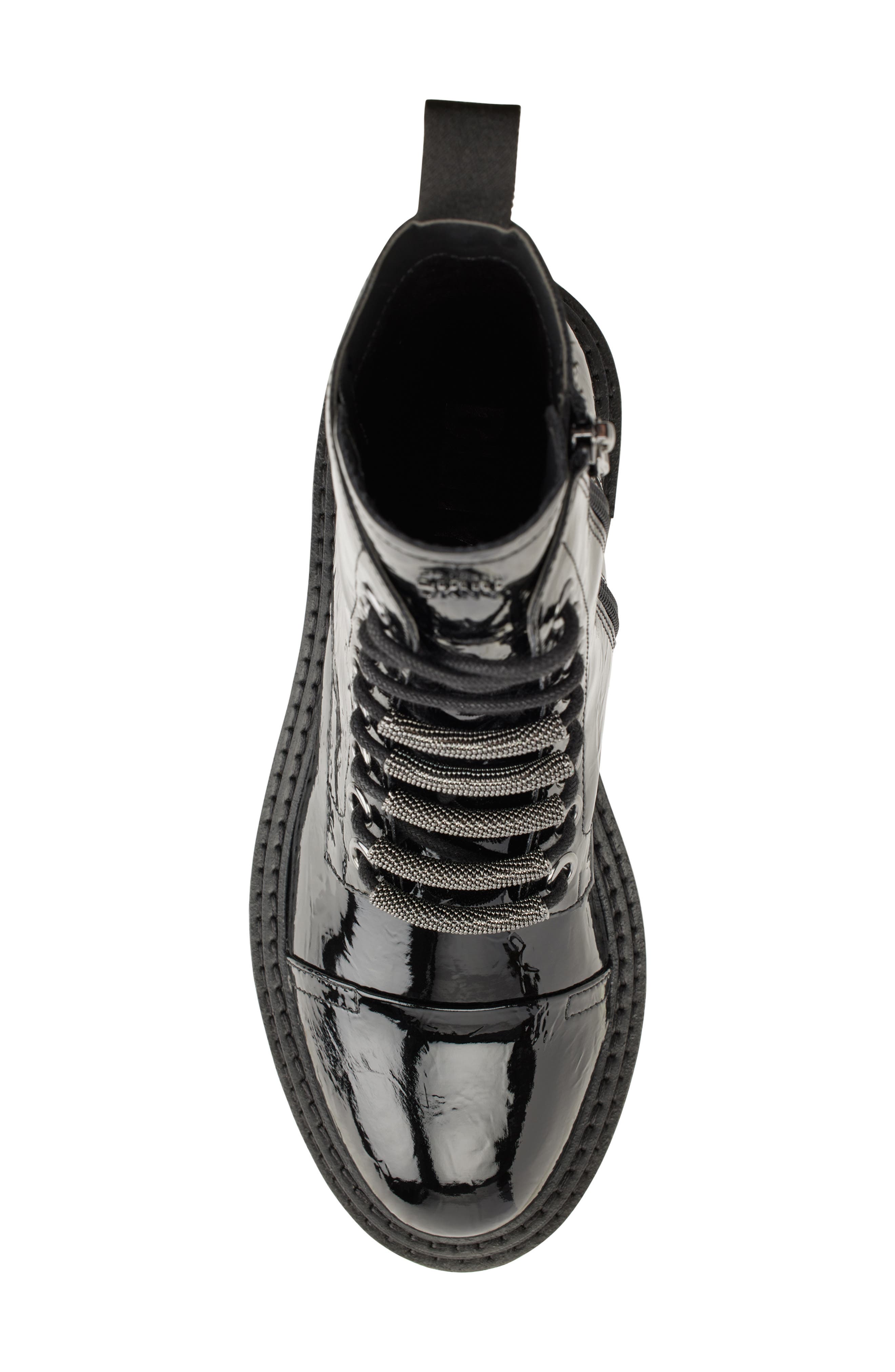 DKNY Iris Combat Boot, Alternate, color, Black