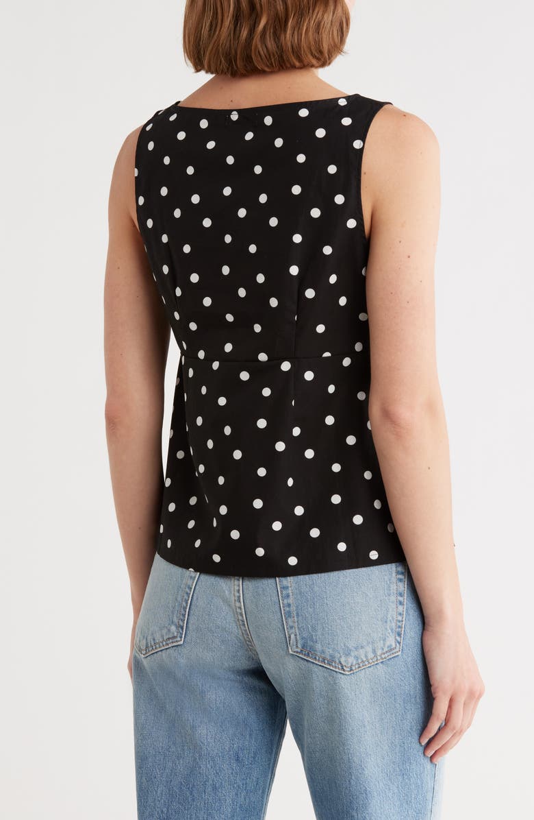 Vigoss Tie Front Vest Top, Alternate, color, 