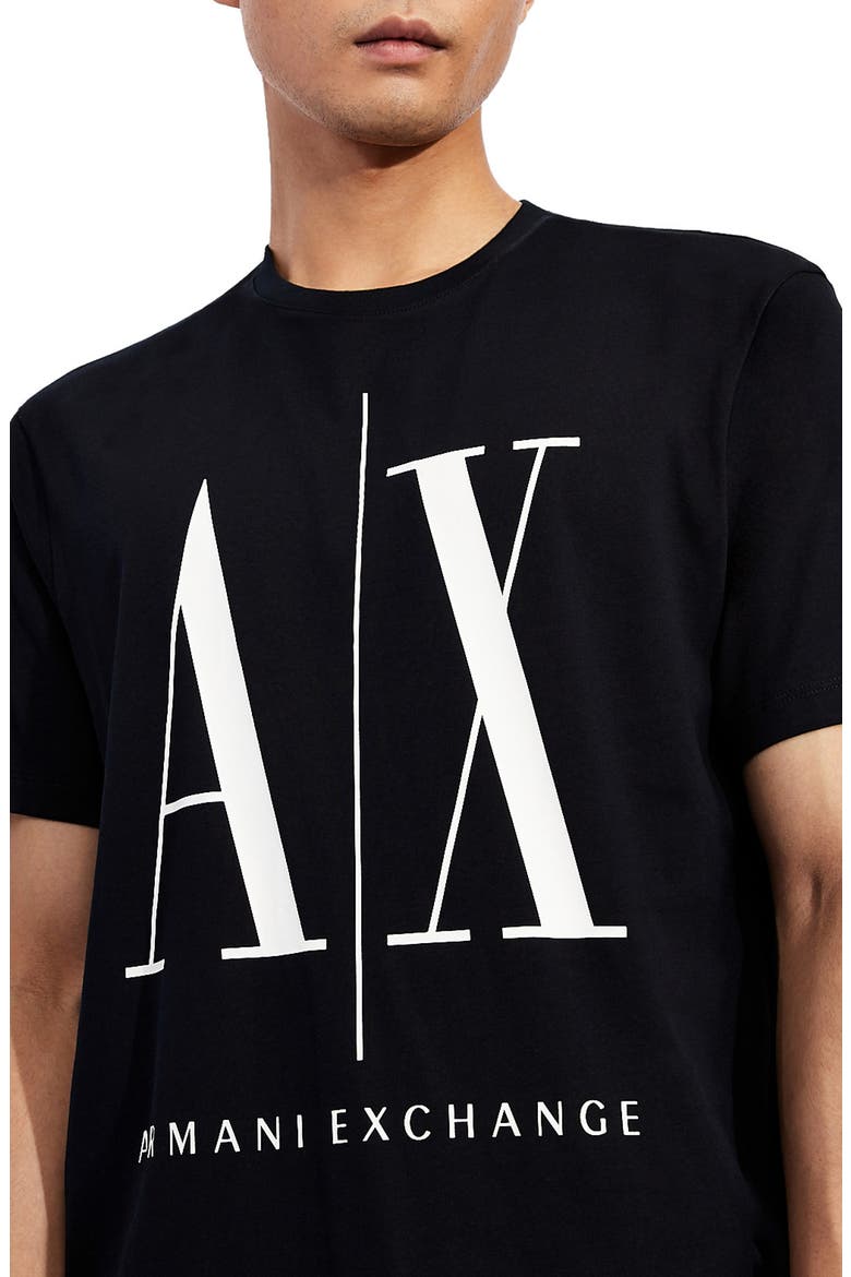 Icon Logo Cotton Graphic Tee, Alternate, color, NAVY