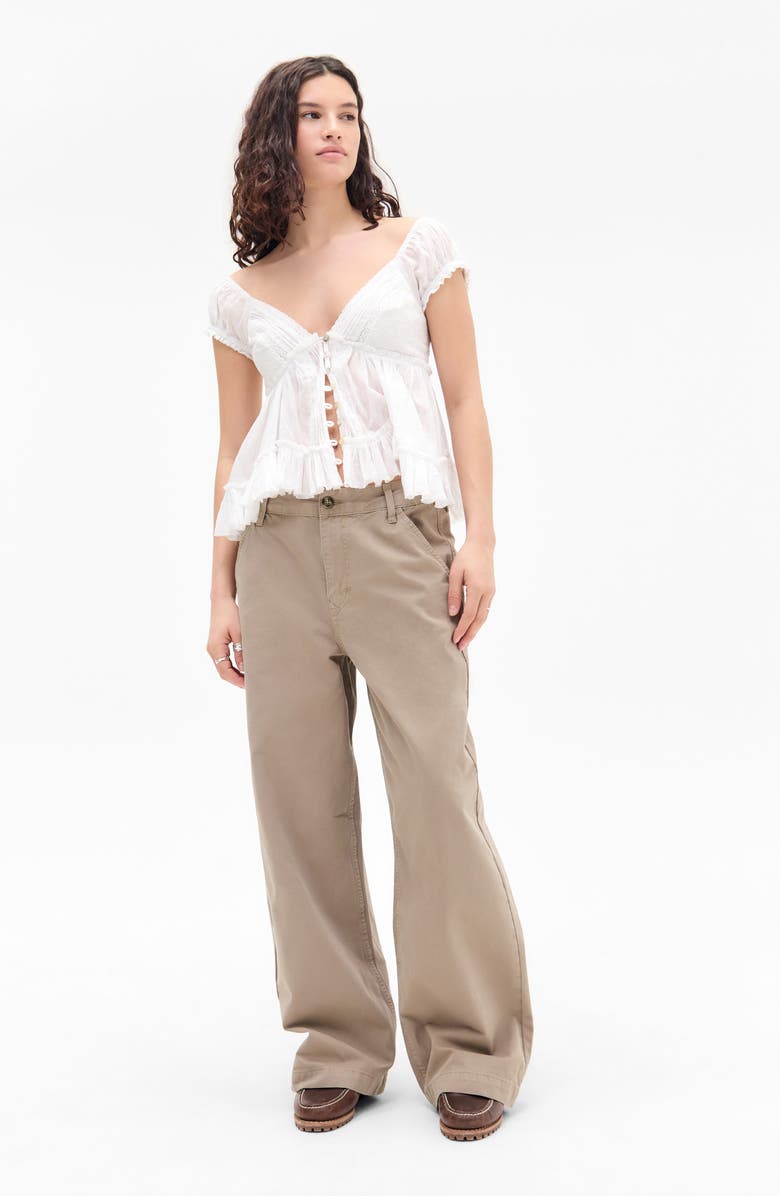BDG Urban Outfitters Jaya Chino Pants, Alternate, color, Stone