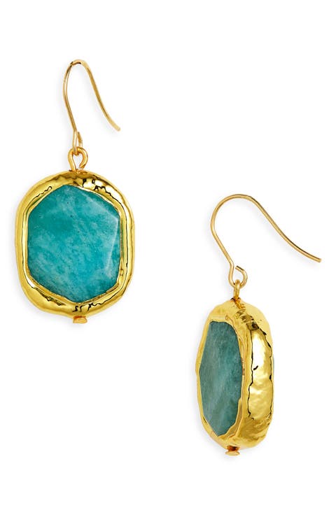 Amazonite Drop Earrings