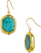 Karine Sultan Amazonite Drop Earrings