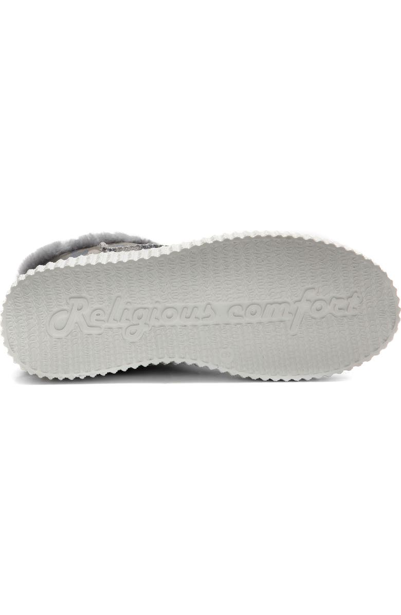 RELIGIOUS COMFORT Genuine Shearling Boot Slipper, Alternate, color,