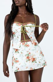 Princess Polly Ringa Rosey Tie Front Camisole