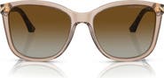 Emporio Armani 56mm Gradient Square Sunglasses