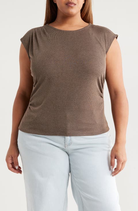 Cap Sleeve Top (Plus)