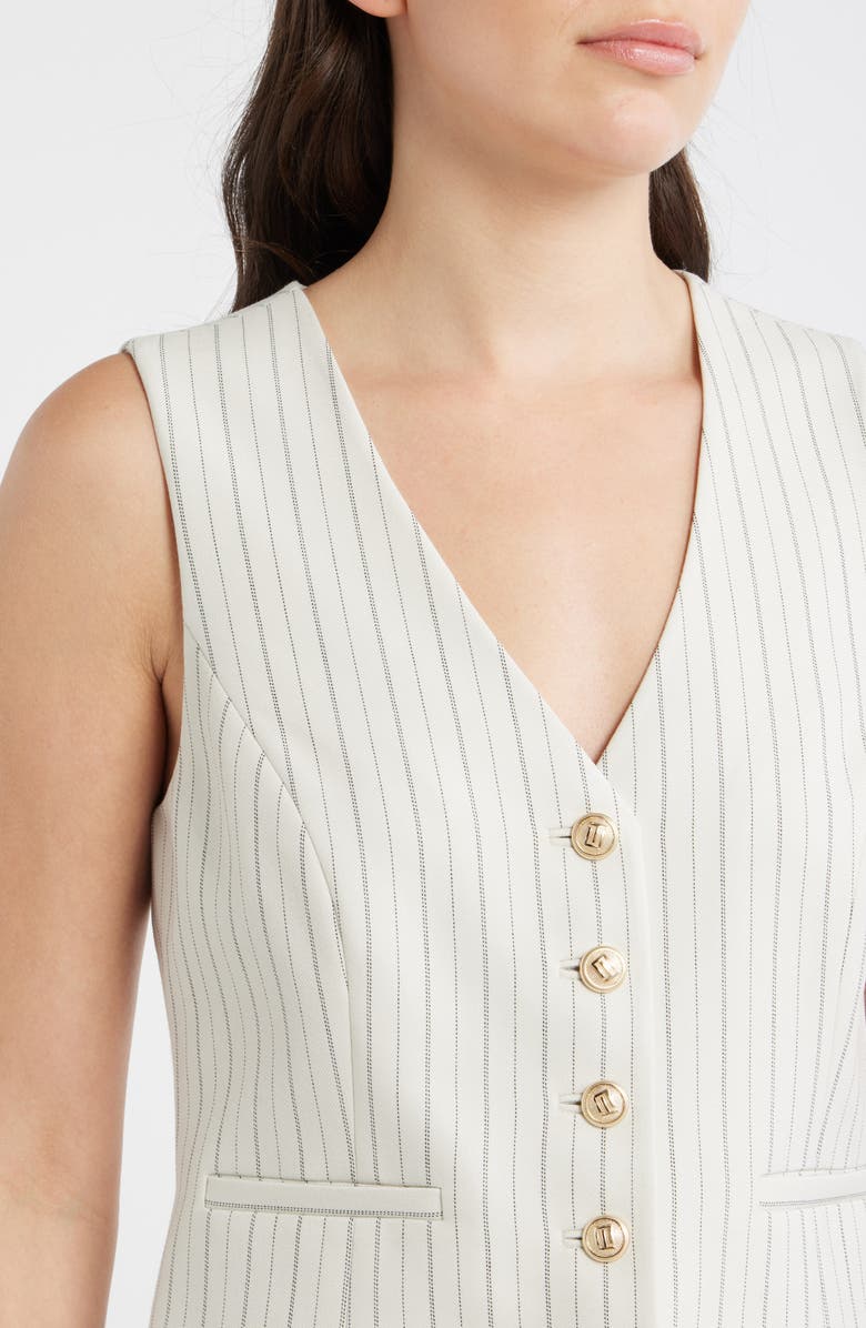 Elie Tahari The Liliana Pinstripe Vest, Alternate, color,
