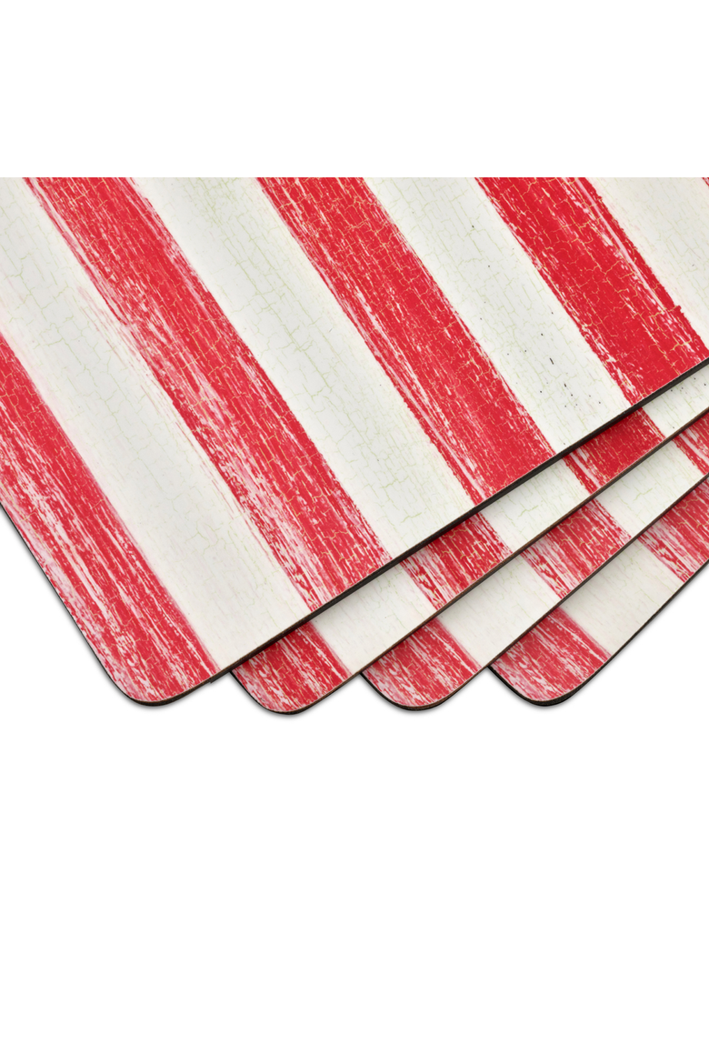 American Flag Set of 4 Cork Back Placemats, Alternate, color, Multi