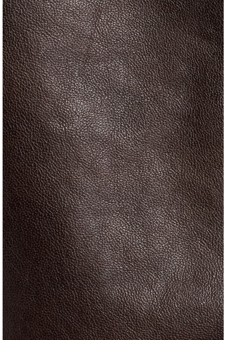 Nube Lambskin Leather Jacket, Alternate, color, DARK COGNAC