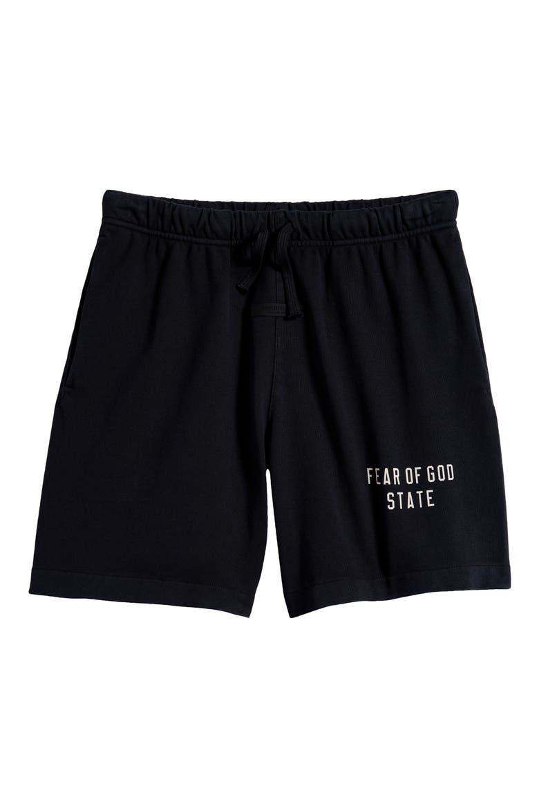 Kids' Cotton Jersey Soccer Shorts, Main, color, BLACK
