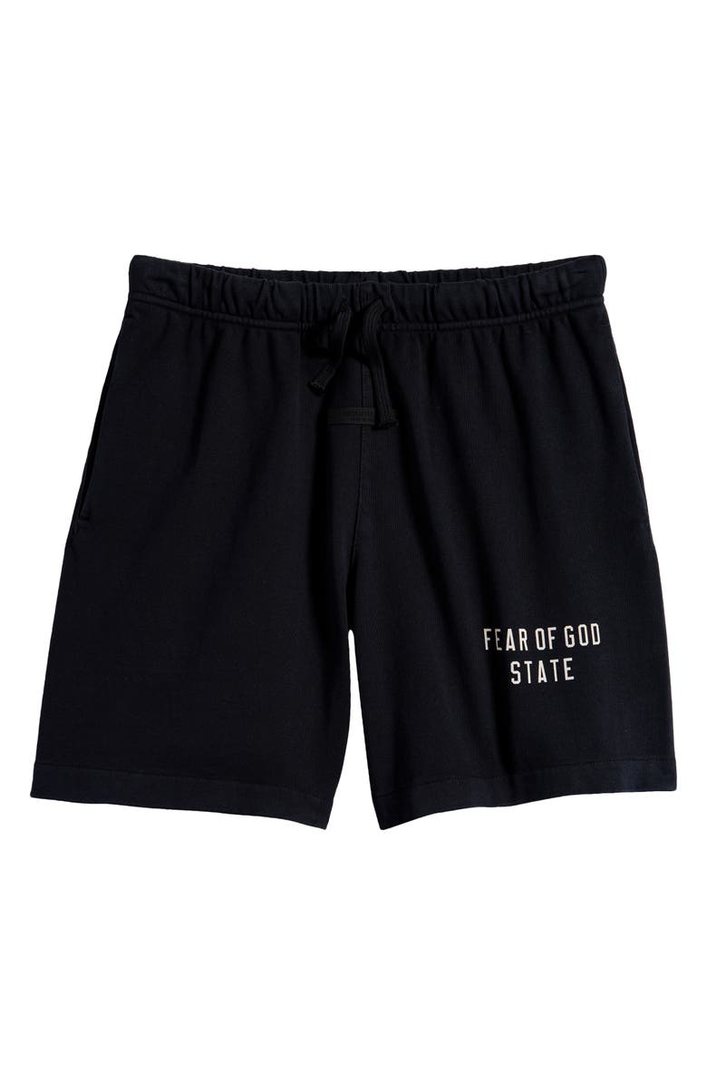 Fear of God Essentials Kids' Cotton Jersey Soccer Shorts, Main, color, 
