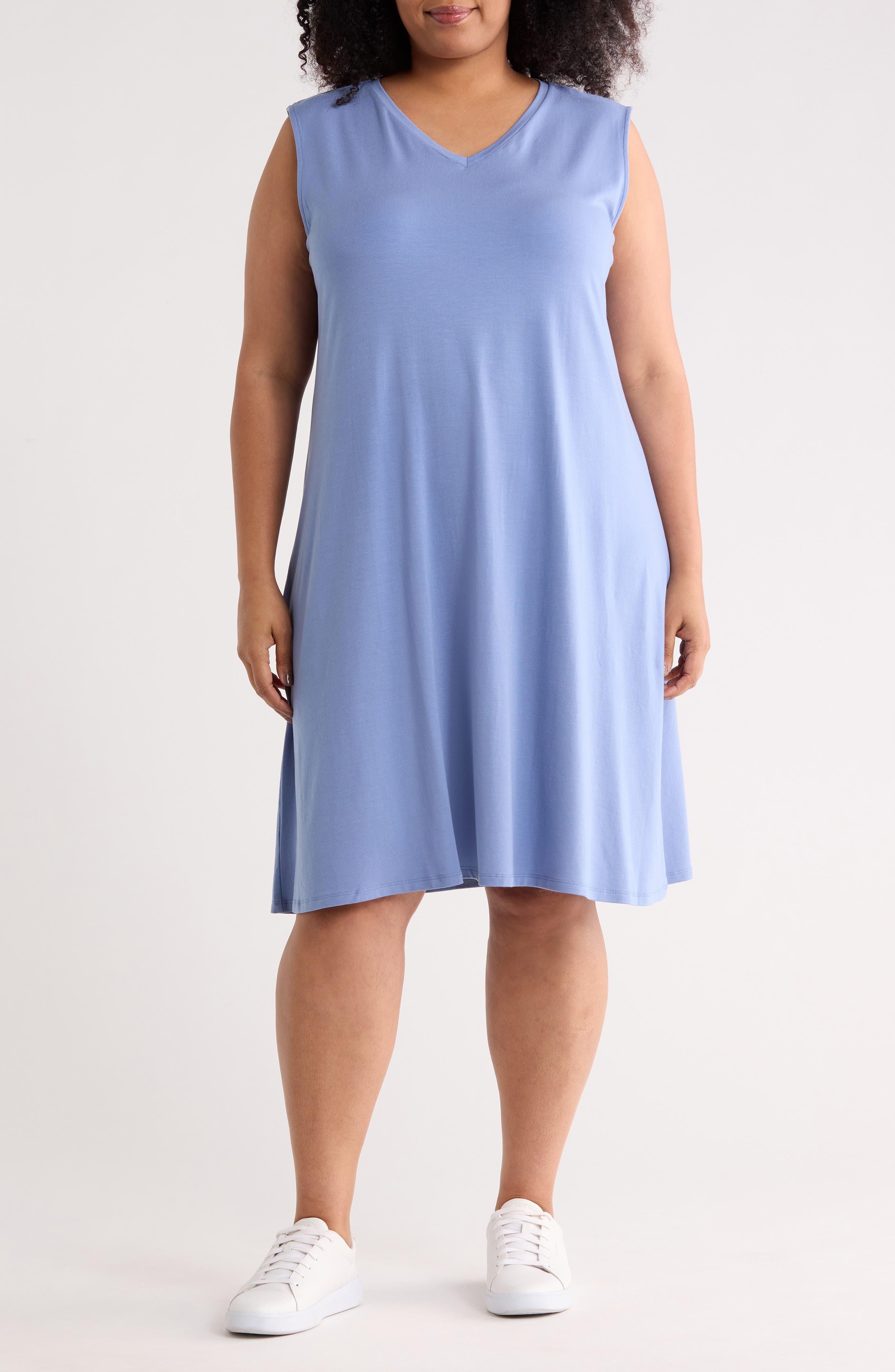 Eileen Fisher V-Neck Shift Dress