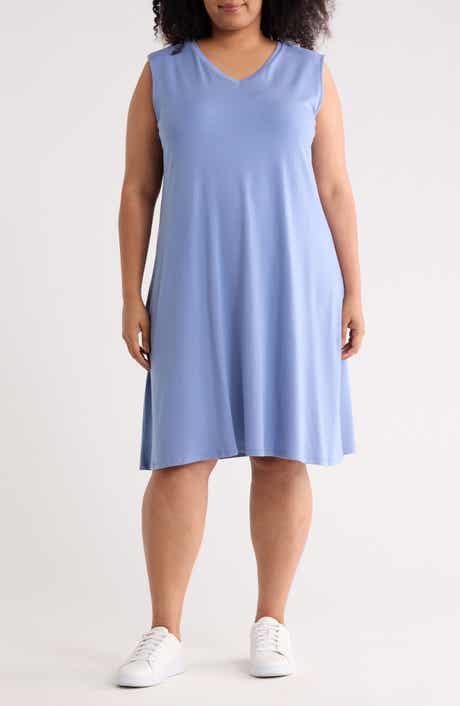 Eileen Fisher V-Neck Shift Dress