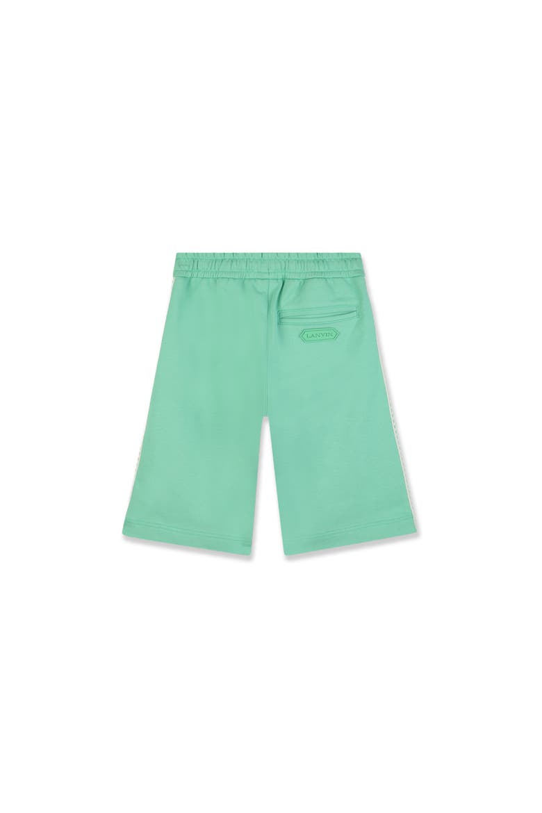 Kids Curb Cotton Bermuda Shorts, Alternate, color, Jade