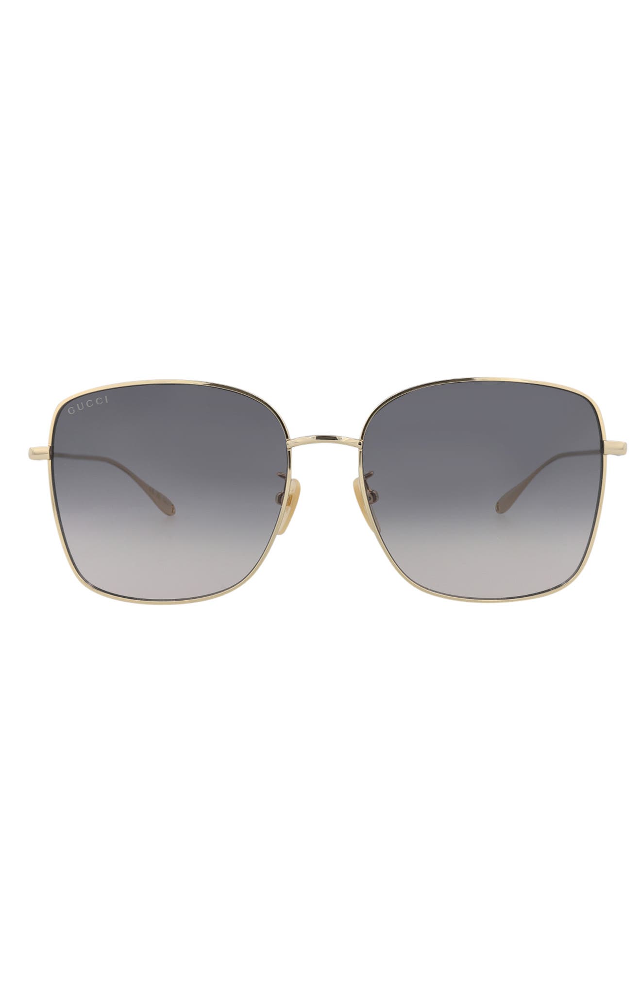 Gucci 60mm Butterfly Sunglasses