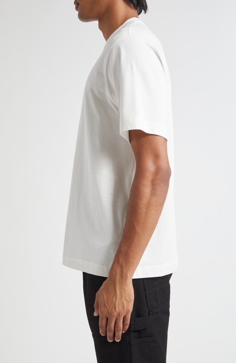 Burberry Seth EKD Cotton Jersey T-Shirt, Alternate, color, Chalk