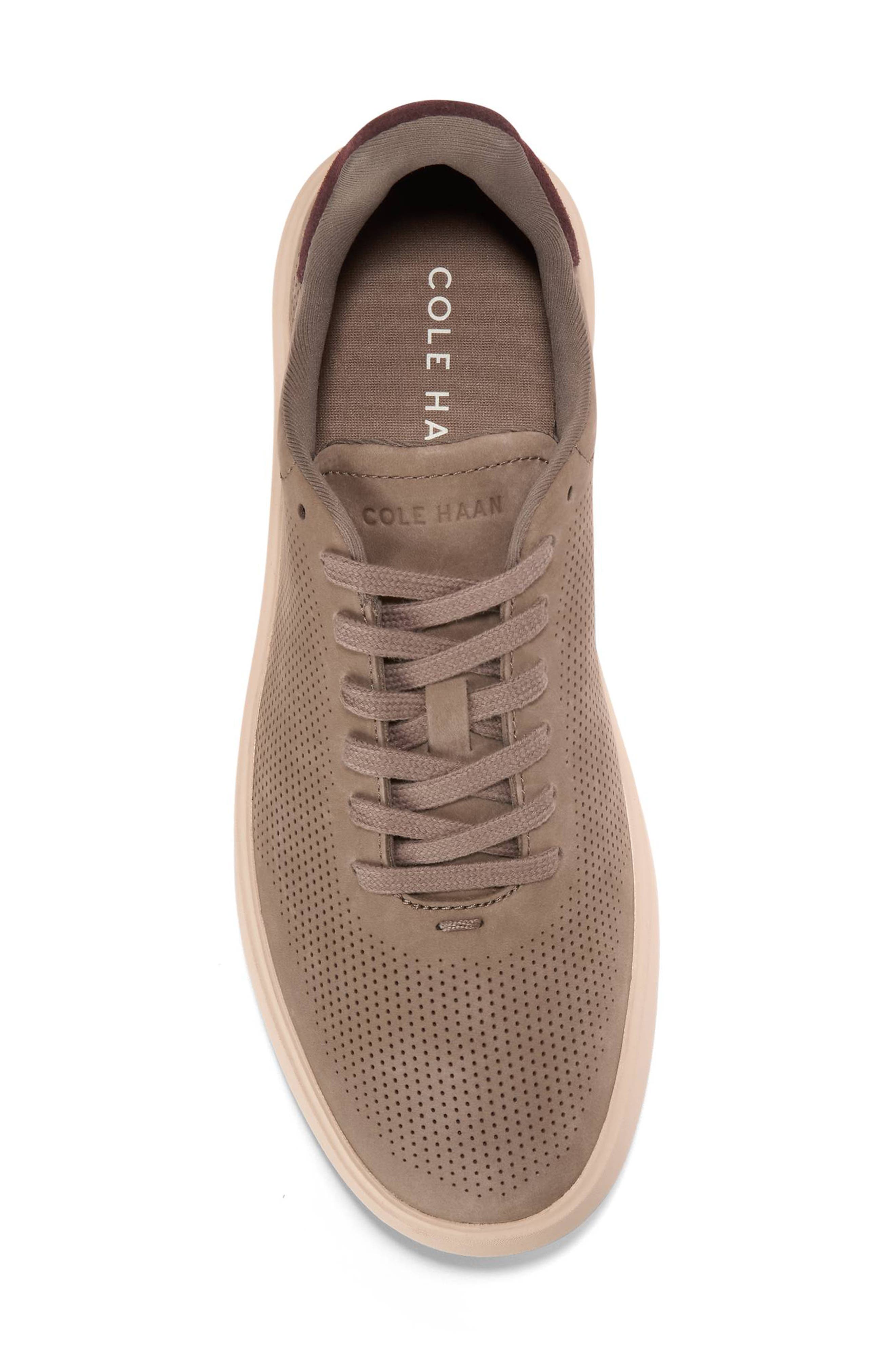 Grand Crosscourt Daily Laser Sneaker, Alternate, color, MOREL NUBUCK/CHOCOLATE RAISIN