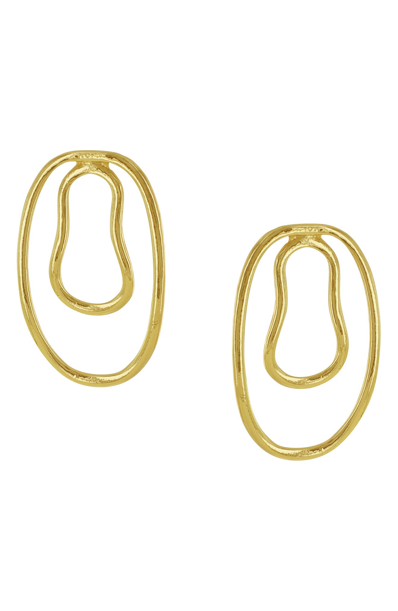 Cherie Gold-Plated Statement Earrings