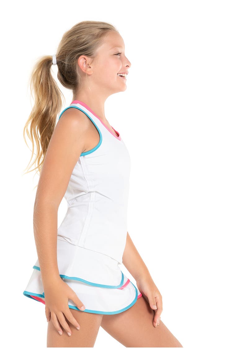 V-Neck Cutout Tank, Alternate, color, Pink