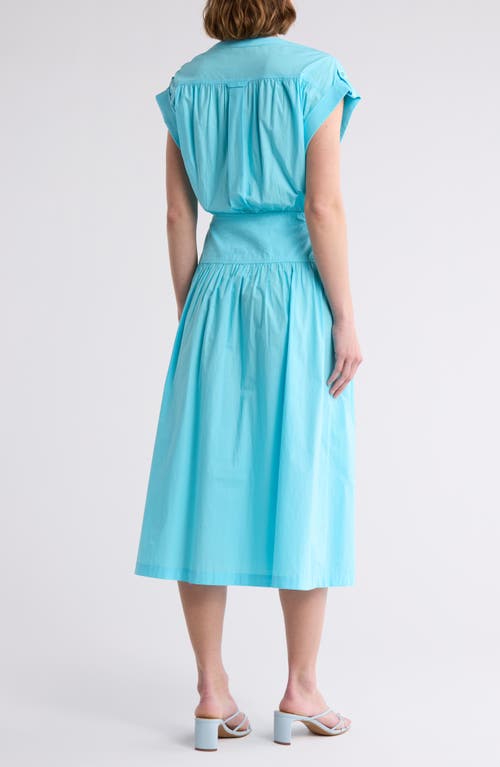Area Stars Cuff Button Front Dress