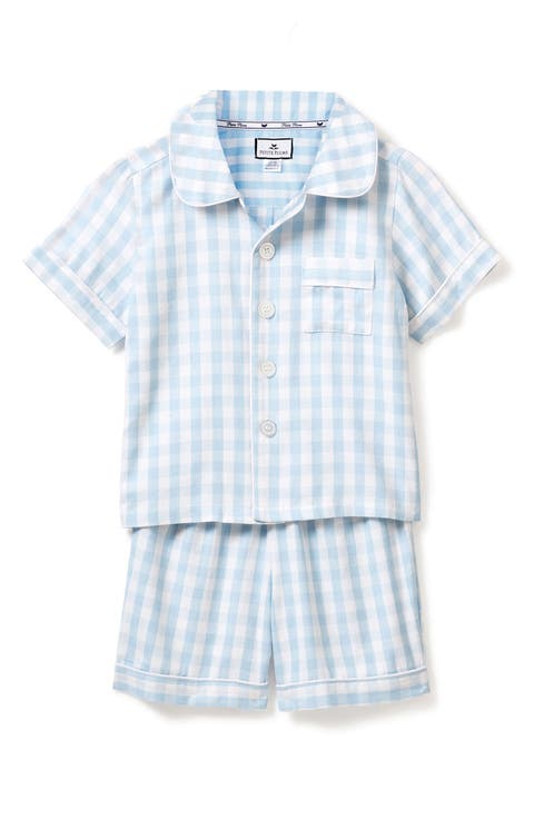 Gingham Check Short Two-Piece Pajamas (Toddler, Little Kid & Big Kid)