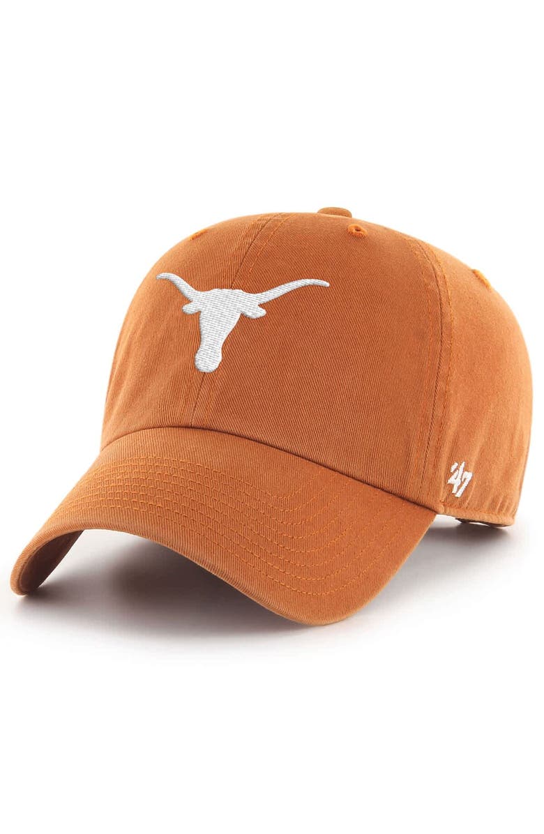'47 Men's '47 Texas Orange Texas Longhorns 2025 NCAA Women's Basketball Tournament March Madness Final Four Clean Up Adjustable Hat, Alternate, color, 