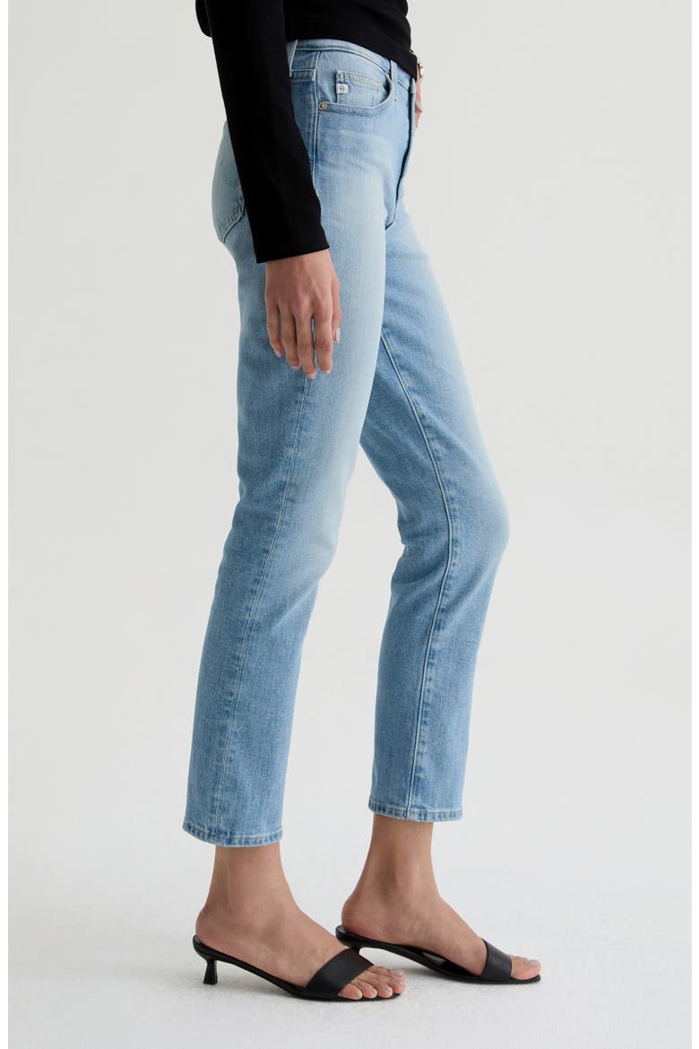 Mari Mid Rise Ankle Slim Straight Leg Jeans, Alternate, color, CRUISER