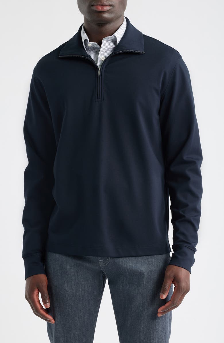 Nordstrom Travel Luxe Quarter Zip Pullover, Main, color, 