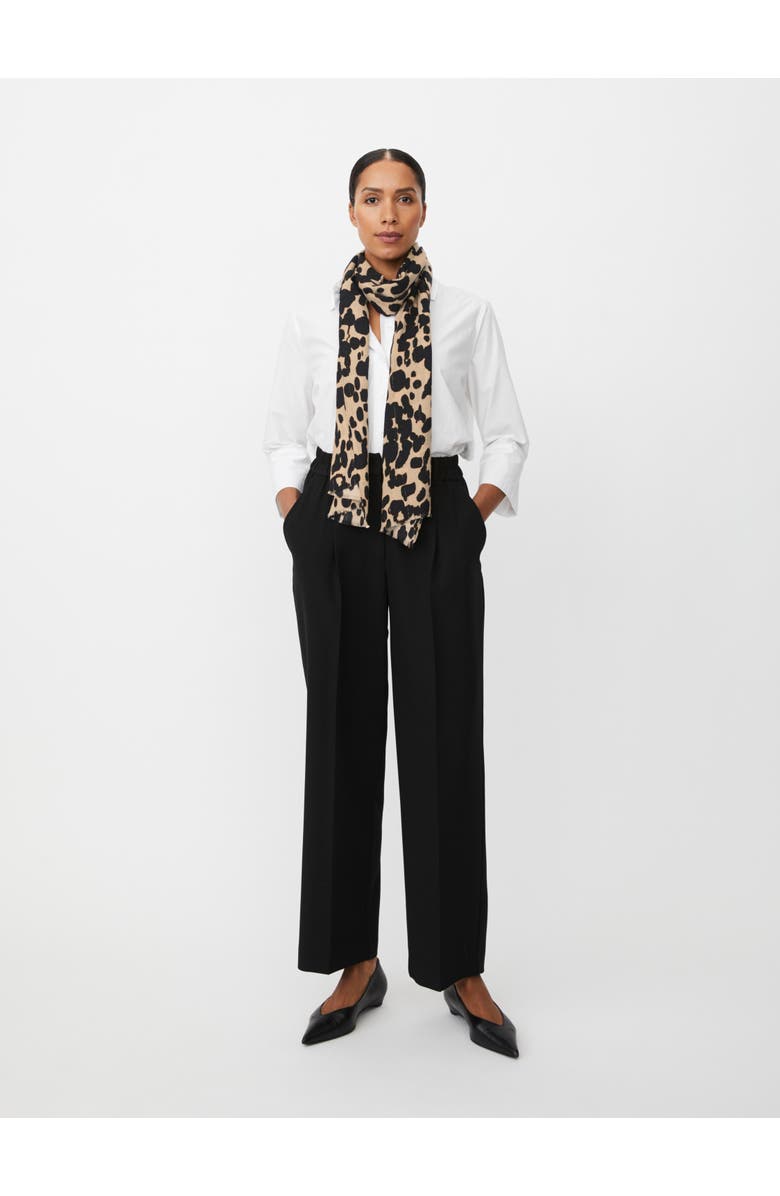 Masai Copenhagen Aeloria Animal Print Scarf, Alternate, color, Oxford Tan