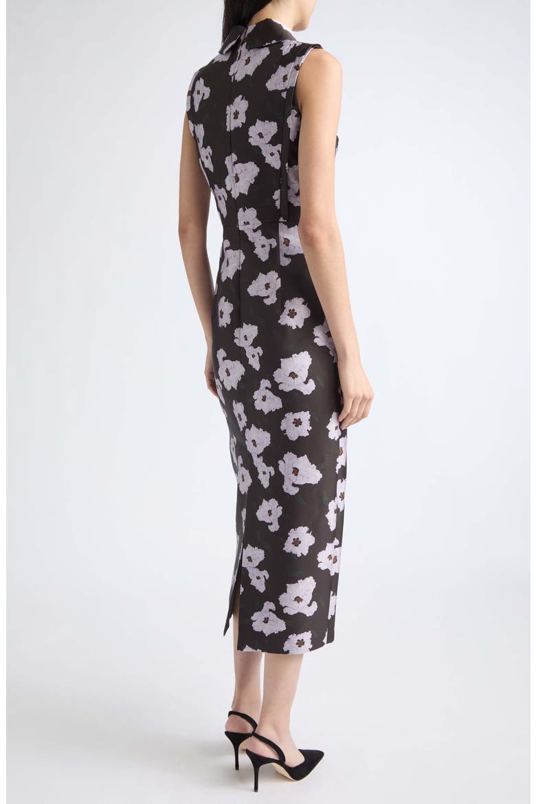 Rain Sleeveless Dress, Alternate, color, BREEZY POPPY-CHOC/LILAC