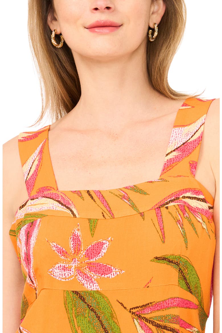 Smocked Back Sleeveless Maxi Dress, Alternate, color, EXUBERANCE