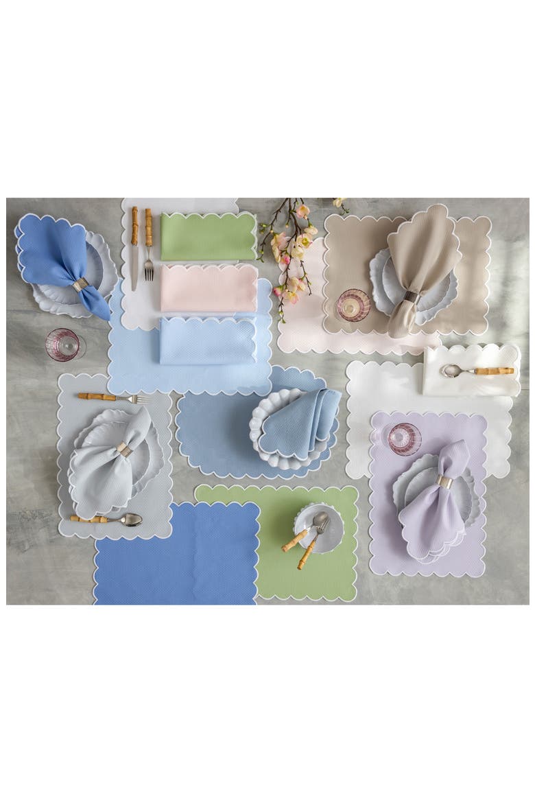 Savannah Gardens Set of 4 Placemats, Alternate, color, PINK