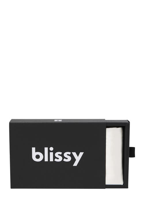 Blissy Mulberry Silk Pillowcase In White