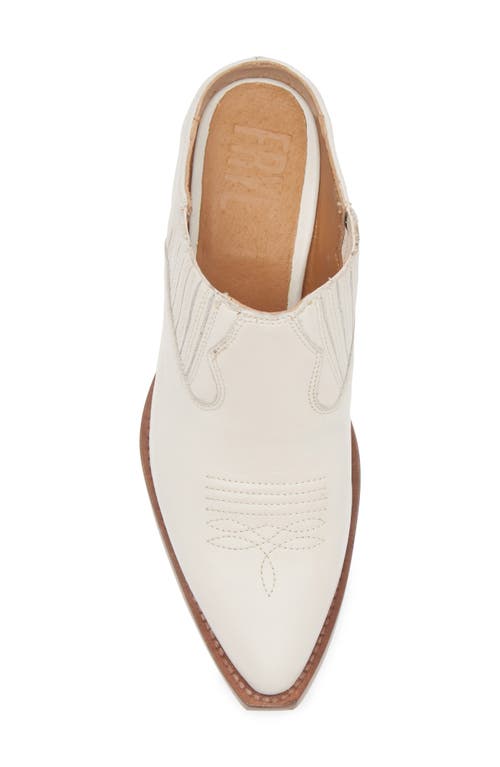 Frye Sacha Mule In White