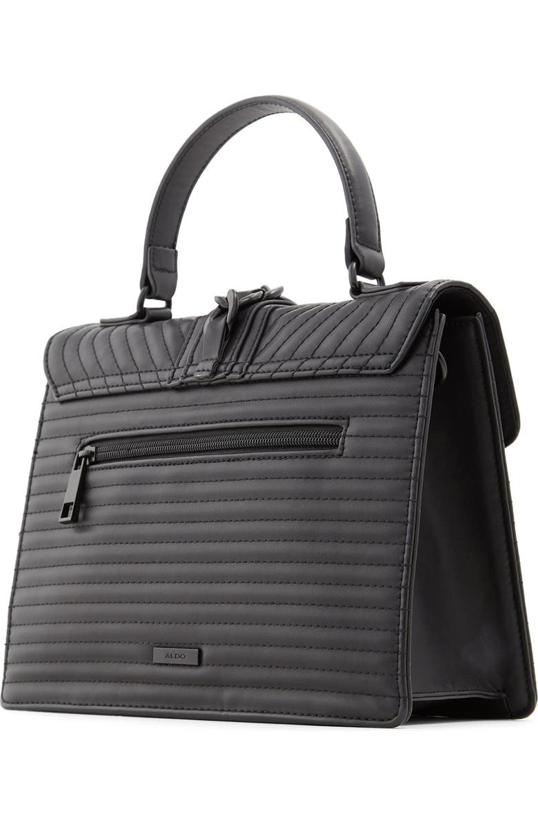 ALDO Jerilini Channel Quilted Satchel, Alternate, color,