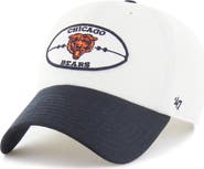 '47 Men's '47 Cream/Navy Chicago Bears Pique Patch Clean Up Adjustable Hat