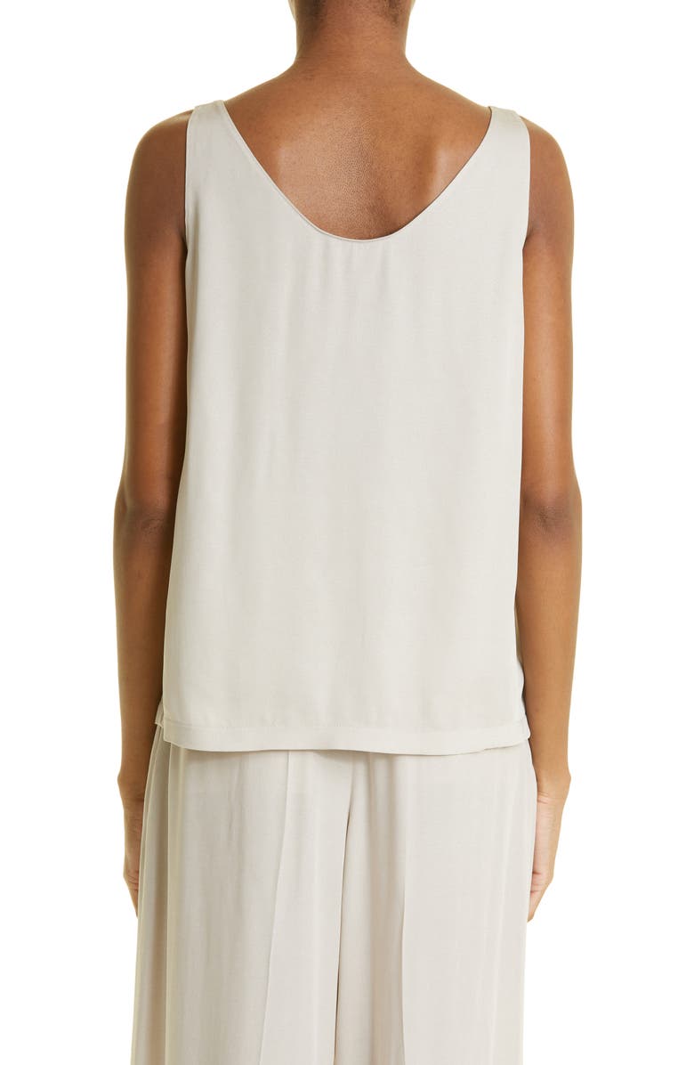 Fabiana Filippi Scoop Neck Tank, Alternate, color, Dune