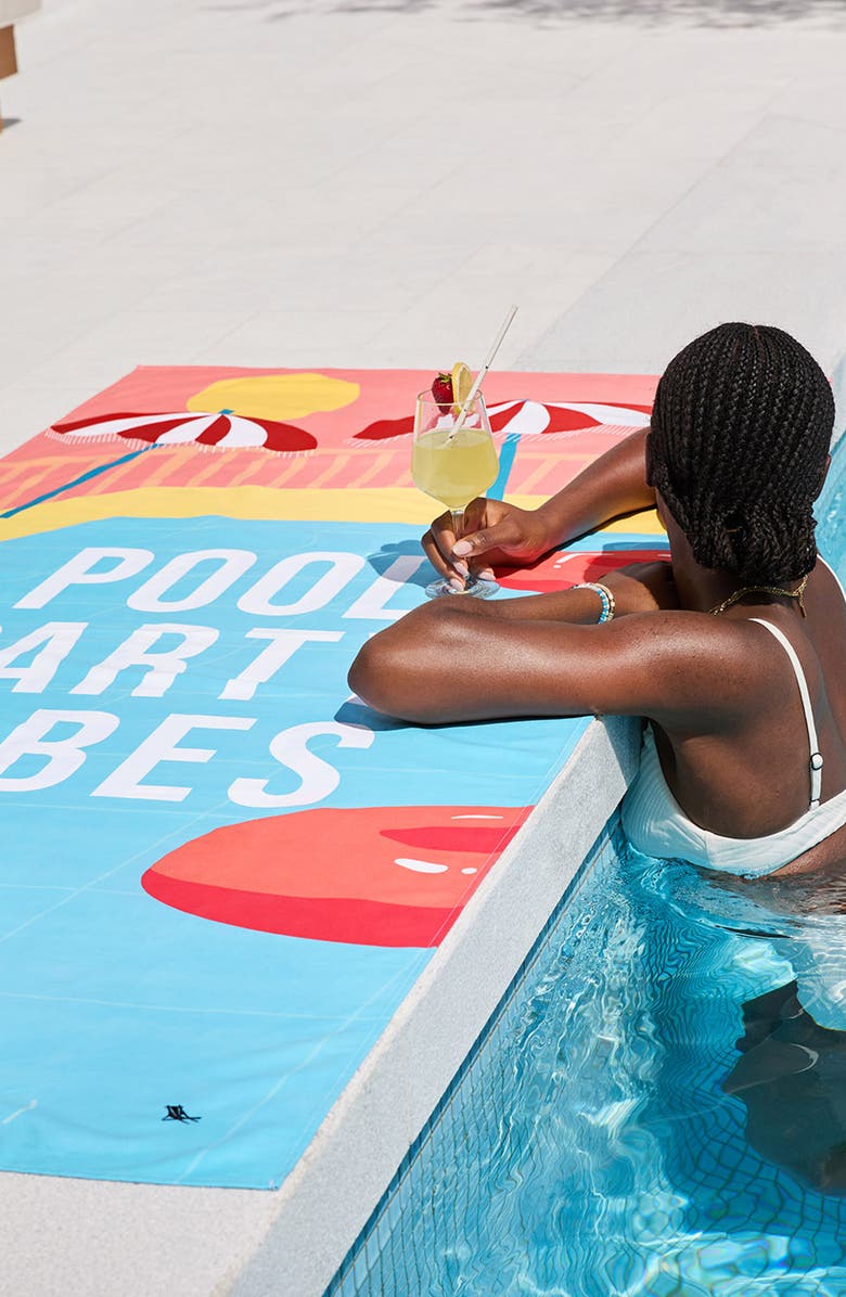 Dock & Bay Quick Dry Beach Towel, Alternate, color, Pool Party Vibes