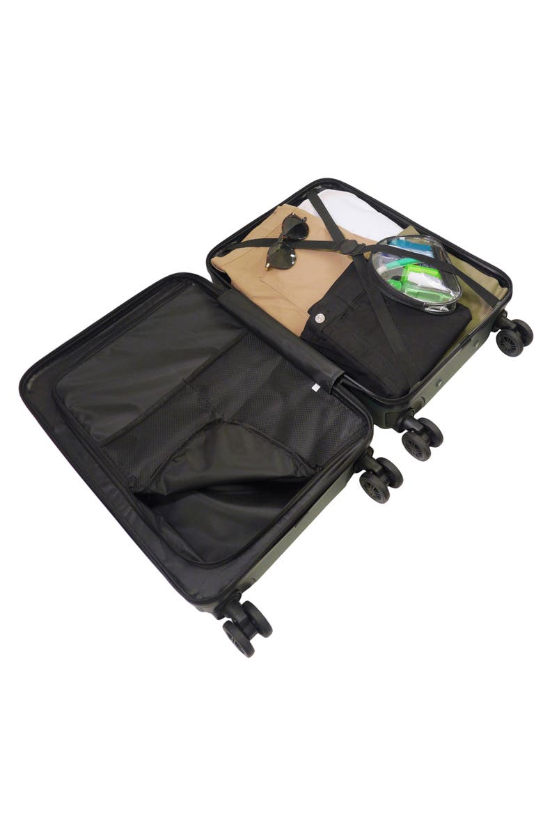 22.5" Hardside Carry-On Luggage, Alternate, color, GREEN