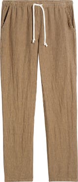 ALEX CRANE Bo Linen Drawstring Pants