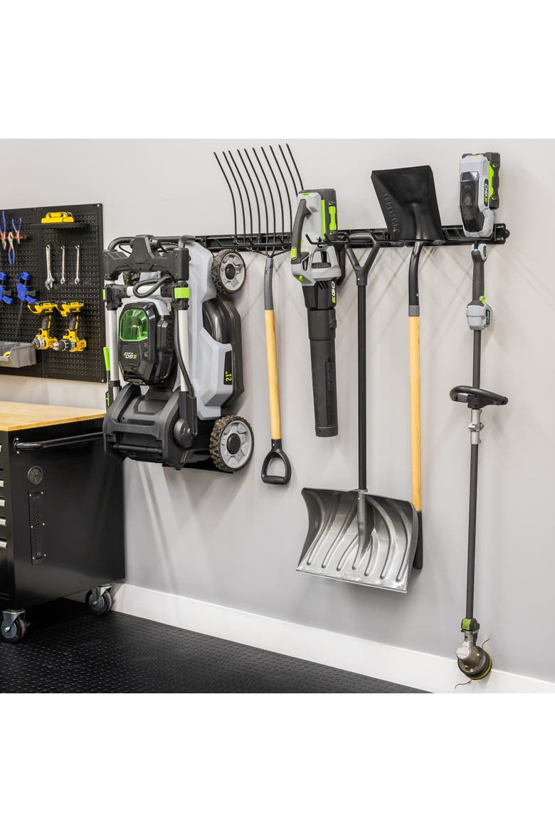 64" Modular Multi-Use Adjustable Garage Organizer -Holds 600 lbs, Main, color, Black